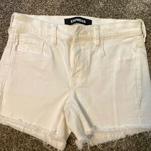 Express White Shorts